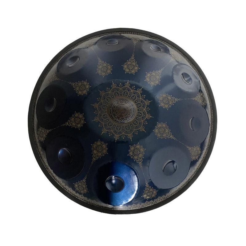 Lighteme Mandala Handpan Drum Handmade Kurd / Celtic Scale D Minor 22 Inch 10 Notes Nitride Steel Percussion Instrument