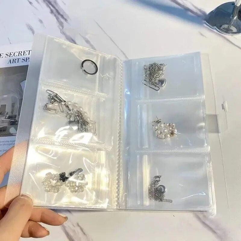 Lighteme Transparentes Schmuckaufbewahrungsbuch