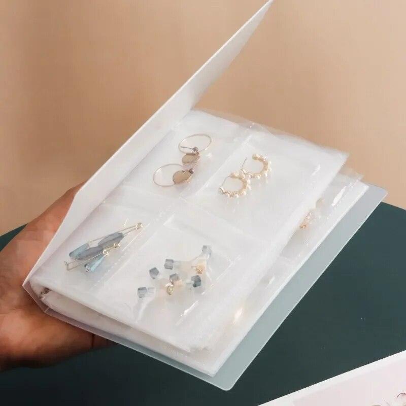 Lighteme Transparentes Schmuckaufbewahrungsbuch