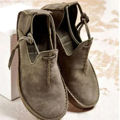 Chaussures orthopédiques en cuir élégantes Lighteme pour l'automne pour femmes 