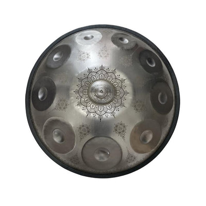 Personnalisé Fait main Fleurs de Datura 22 pouces 9/10/12 notes en Acier Inoxydable Handpan Drums, E La Sirena Hang Drum