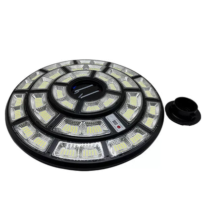 Lighteme 2500W Solar-Außenleuchte UFO Gartenmast und Wandstraßenlaternen für Haus, Hof, Bauernhäuser mit Fernbedienung
