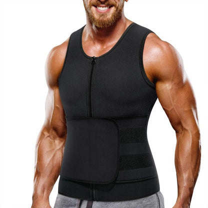 Gilet de sauna brûle-graisses pour hommes Lighteme - Brûlez des calories supplémentaires et tonifiez-vous rapidement !