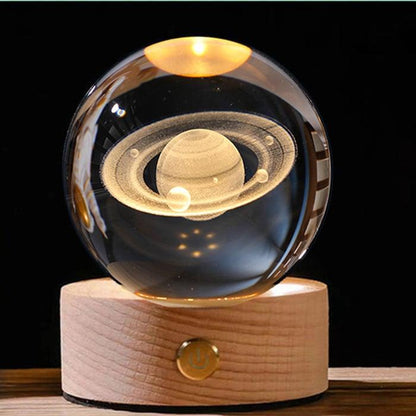 Globe de cristal lumineux 3D Lighteme - une veilleuse pas comme les autres !