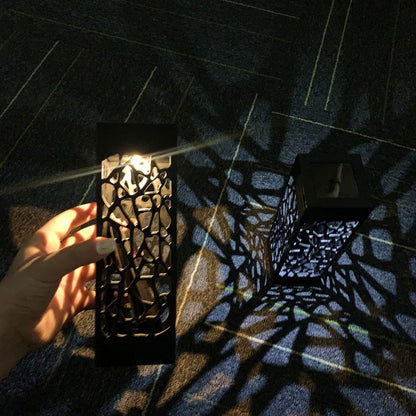 Lighteme 10-Lumen-Solar-Pollerleuchte mit Baum-Design, LED, 2er-Pack
