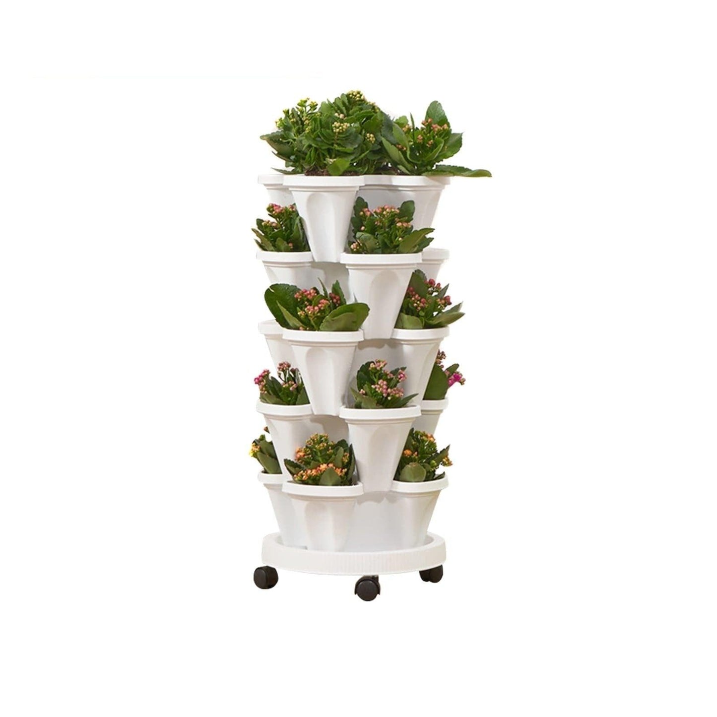 Lighteme La tour à fleurs ultime, peu encombrante et empilable verticalement