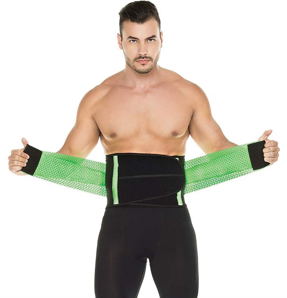 Ceinture de sudation Lighteme pour hommes - Entraîneur de taille - Brûlez la graisse du ventre !