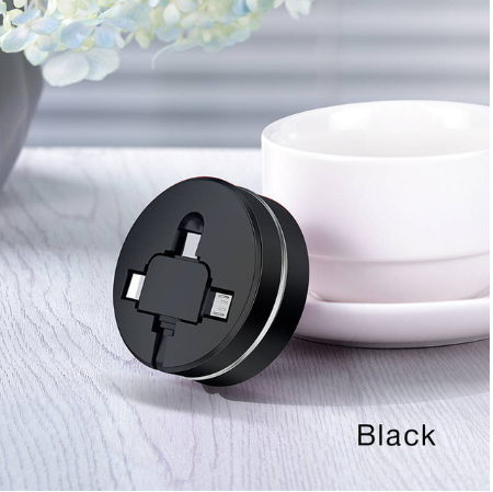 Lighteme Retractable  3 In 1 USB Cable (4 colors)