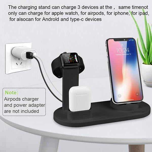 Lighteme Multifunktionales 4-in-1-Wireless-Ladegerät (2 Farben)