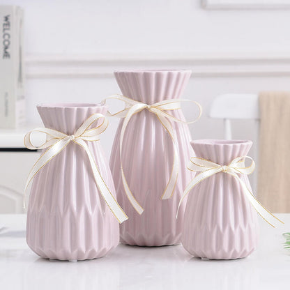 Vase en porcelaine blanche Lighteme Fashion