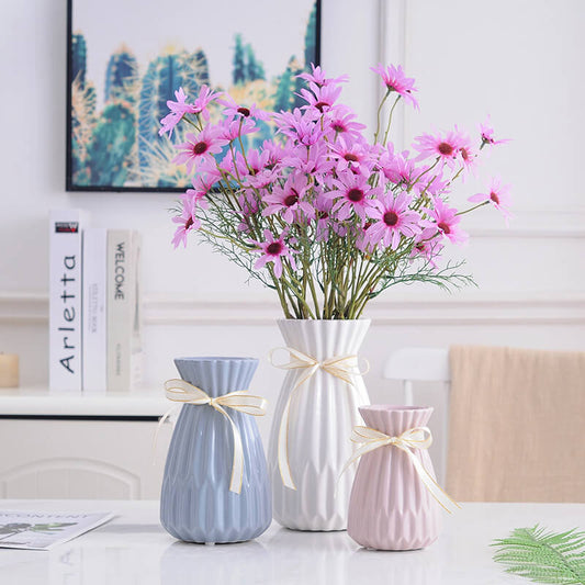 Vase en porcelaine blanche Lighteme Fashion