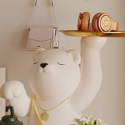 Lighteme Cute Bear Resin Storage Ornament