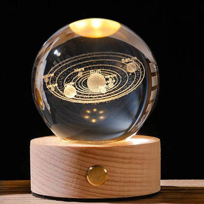 Globe de cristal lumineux 3D Lighteme - une veilleuse pas comme les autres !