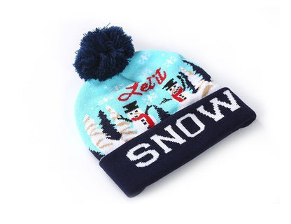 Ihrtrade Christmas LED Beanies