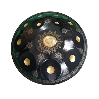 Royal Garden Custom Nitride Steel Handpan Drum E La Sirena Scale 22 Inch 9/10/12 Notes Mandala Hand Pan