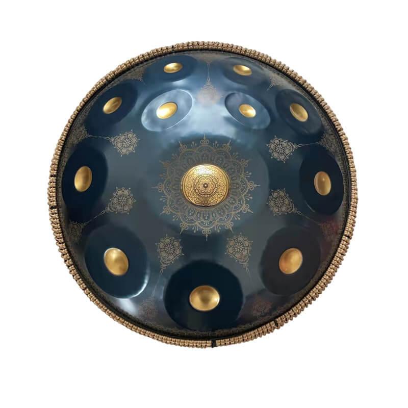 Royal Garden Custom Nitride Steel Handpan Drum E La Sirena Scale 22 Inch 9/10/12 Notes Mandala Hand Pan