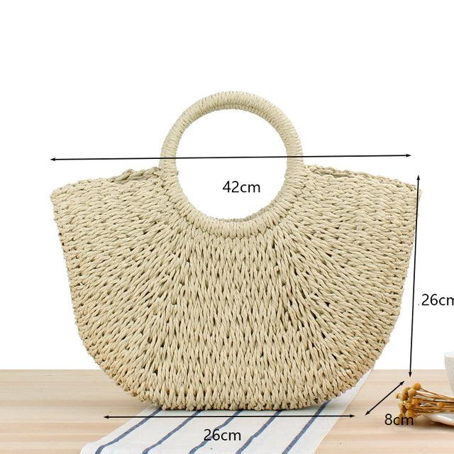 Lighteme Handgemachte Damen Taschen mondförmige Sommertaschen