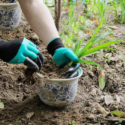 Gants de jardinage Lighteme avec griffes 