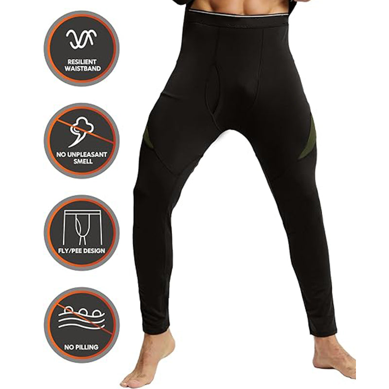 Ensemble de sous-vêtements thermiques extensibles pour hommes Lighteme, vêtements de sport tactiques