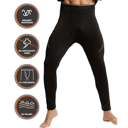 Ensemble de sous-vêtements thermiques extensibles pour hommes Lighteme, vêtements de sport tactiques