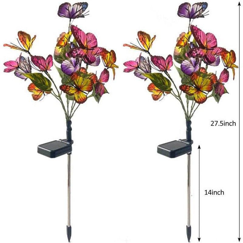 Fleur papillon lumineuse Lighteme Une décoration unique pour votre jardin !