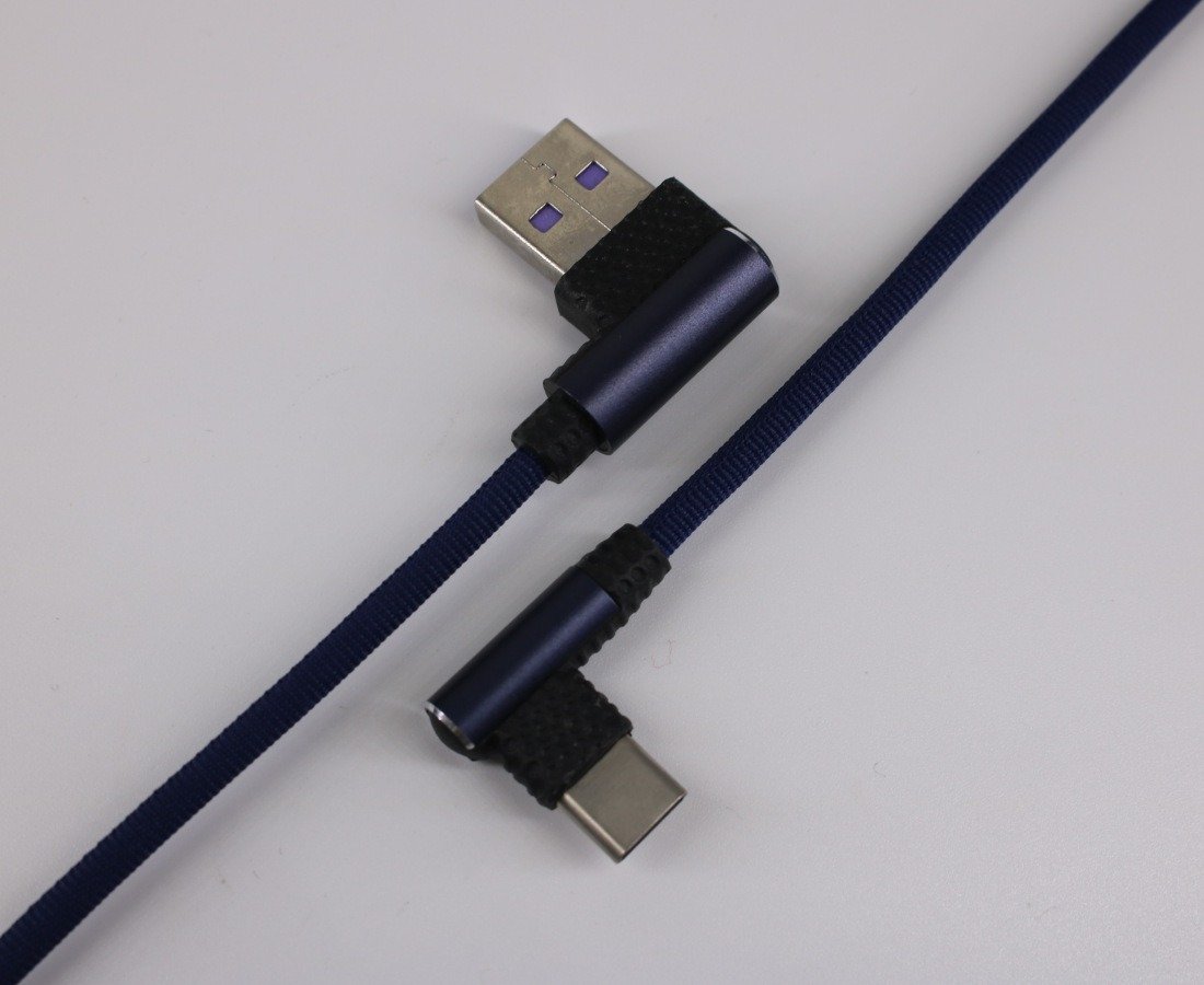 Ihrtrade Titan Unbreakable 90 Degree Plug Fast Charging Cable (3 Colors & 4 Sizes) | Colored Contact Lenses