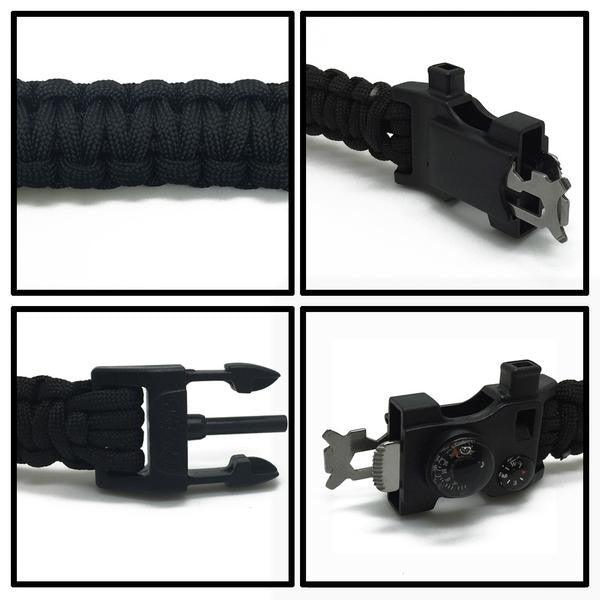 Lighteme Survival 15 in 1 Paracord-Armband