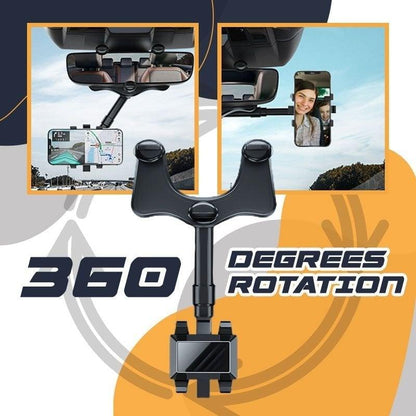 Support de téléphone de voiture rotatif et rétractable Lighteme
