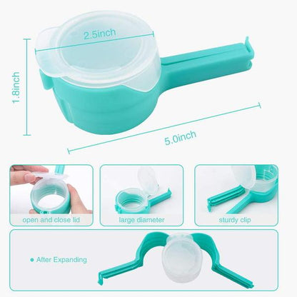 Clip pour sac de conservation des aliments Lighteme avec bec verseur