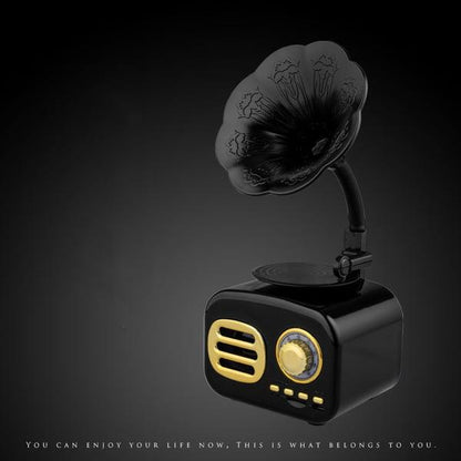 Lighteme Retro-Phonograph-Bluetooth-Lautsprecher