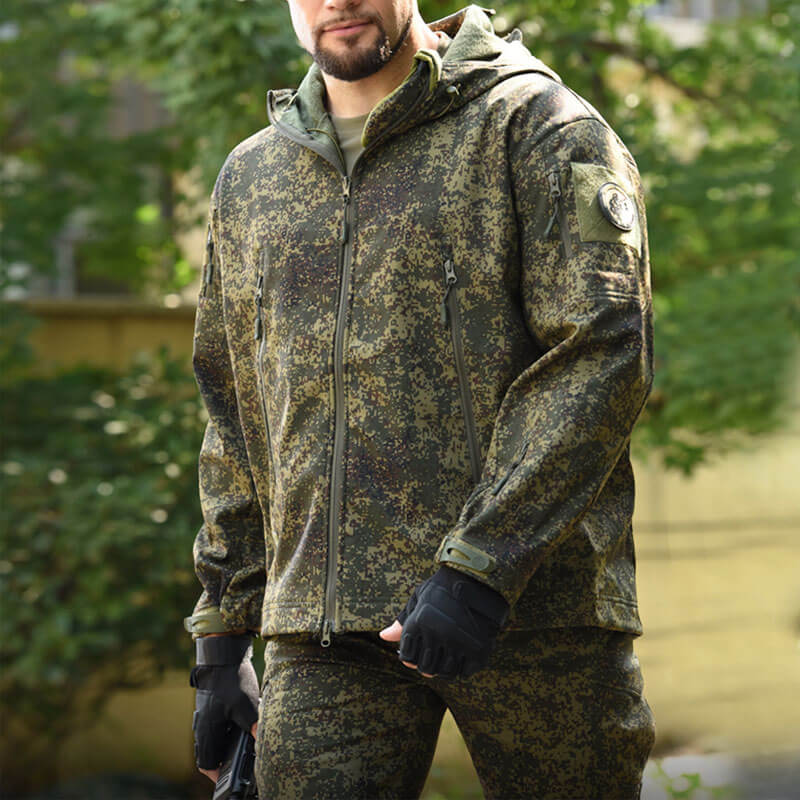 Combinaison Softshell imperméable pour homme Lighteme, uniforme tactique
