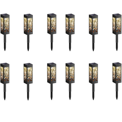 Lighteme 10-Lumen-Solar-Pollerleuchte mit Baum-Design, LED, 2er-Pack