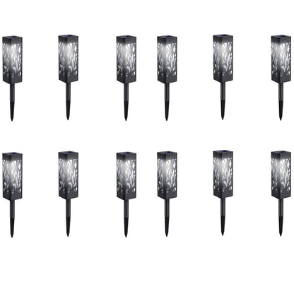 Lighteme 10-Lumen-Solar-Pollerleuchte mit Baum-Design, LED, 2er-Pack