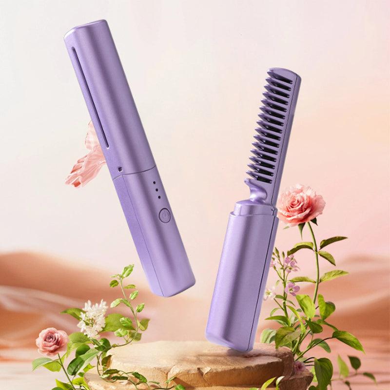 Lighteme 2-i-1 Elektrischer Haarstylingkamm