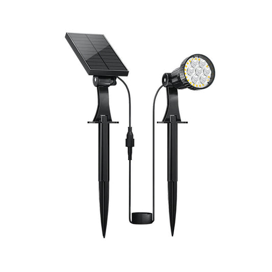 Lighteme 100 Lumen Solar LED Spot/Flood Light with Pole