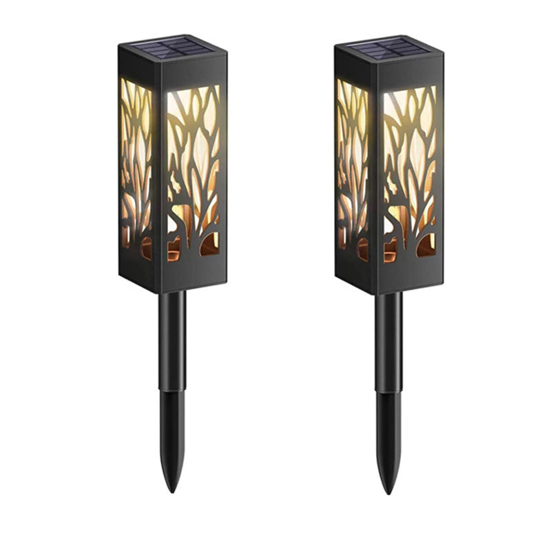 Lighteme 10-Lumen-Solar-Pollerleuchte mit Baum-Design, LED, 2er-Pack