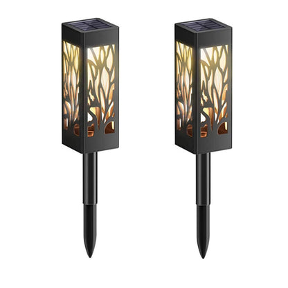 Lighteme 10-Lumen-Solar-Pollerleuchte mit Baum-Design, LED, 2er-Pack