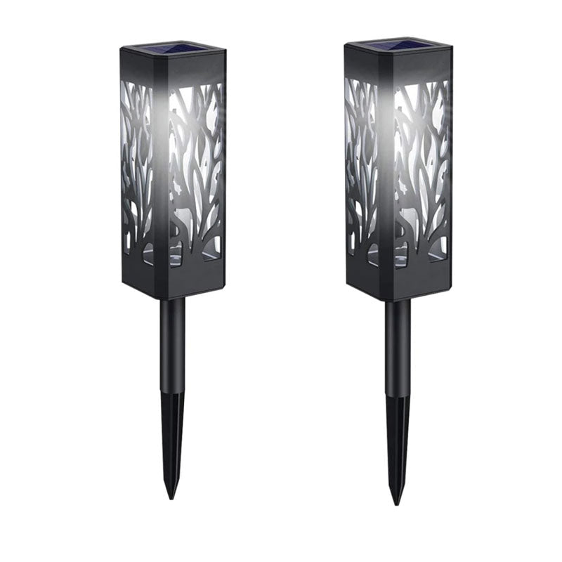 Lighteme 10-Lumen-Solar-Pollerleuchte mit Baum-Design, LED, 2er-Pack