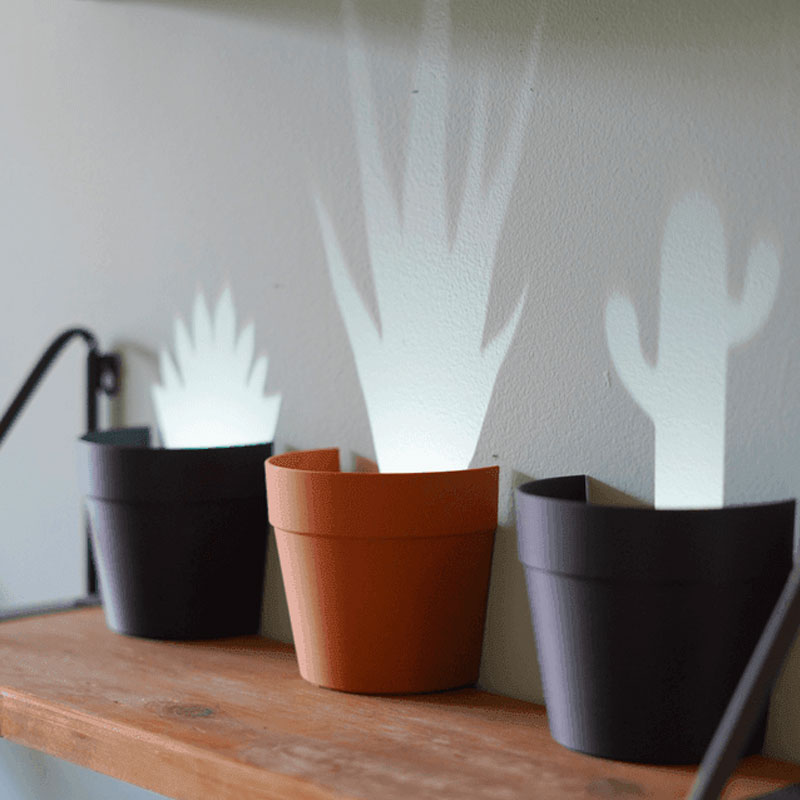 Lighteme Light Projections Plant Pot