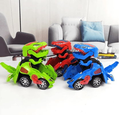 Voiture LED dinosaure transformable Lighteme (3 couleurs)