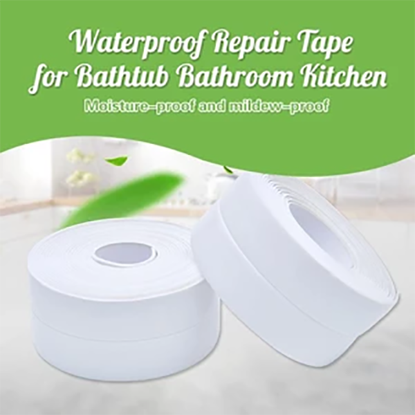Lighteme Wasserdichtes Reparaturklebeband für Badewanne, Badezimmer und Küche (2 Farben &amp; 2 Größen)