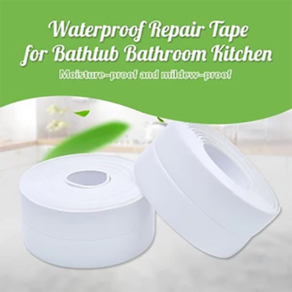 Lighteme Wasserdichtes Reparaturklebeband für Badewanne, Badezimmer und Küche (2 Farben &amp; 2 Größen)