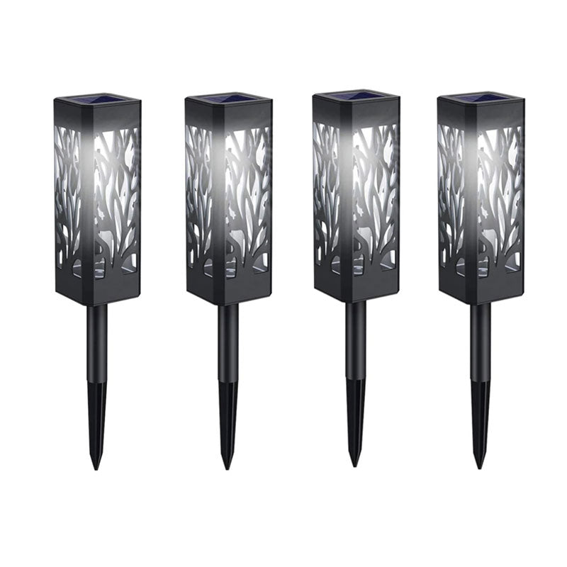 Lighteme 10-Lumen-Solar-Pollerleuchte mit Baum-Design, LED, 2er-Pack