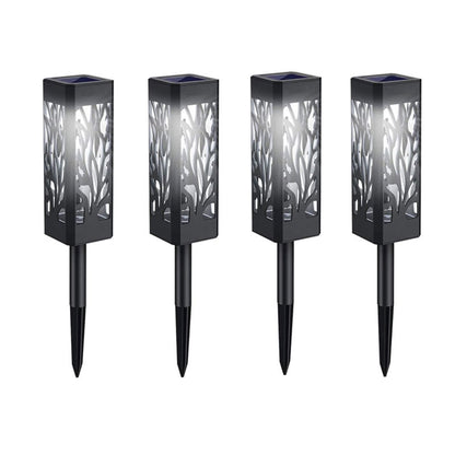 Lighteme 10-Lumen-Solar-Pollerleuchte mit Baum-Design, LED, 2er-Pack