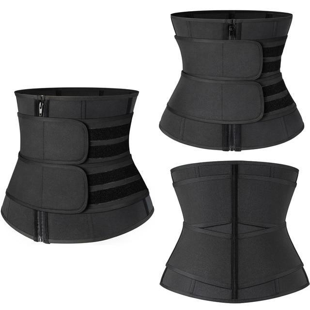Ceinture de sudation à double sangle de compression Lighteme pour hommes - Brûlez la graisse du ventre !!