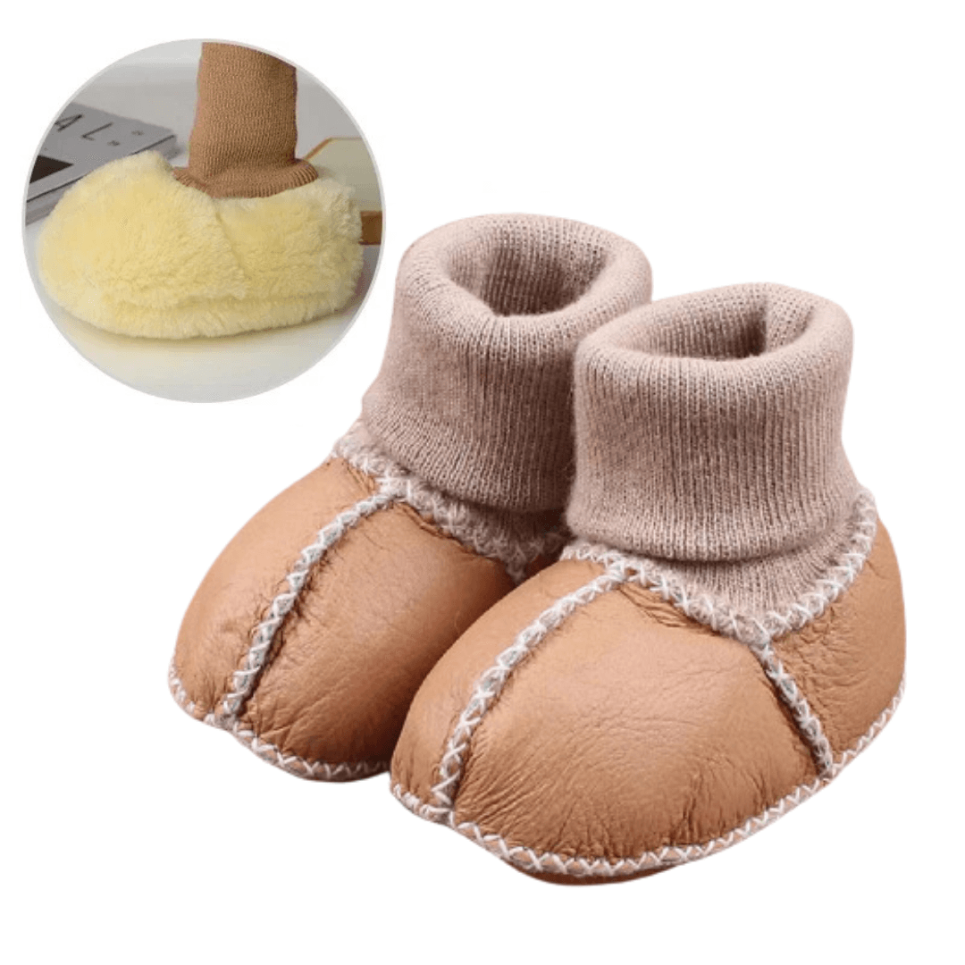 Lighteme rutschfeste warme Babyschuhe | Warme und kuschelige Stiefel