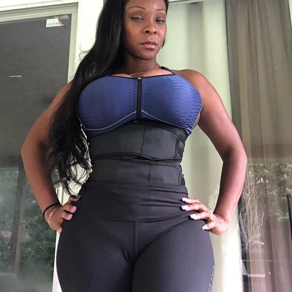 Ceinture de taille Lighteme Premium - Sangles Velcro à double compression et fermeture éclair de soutien !