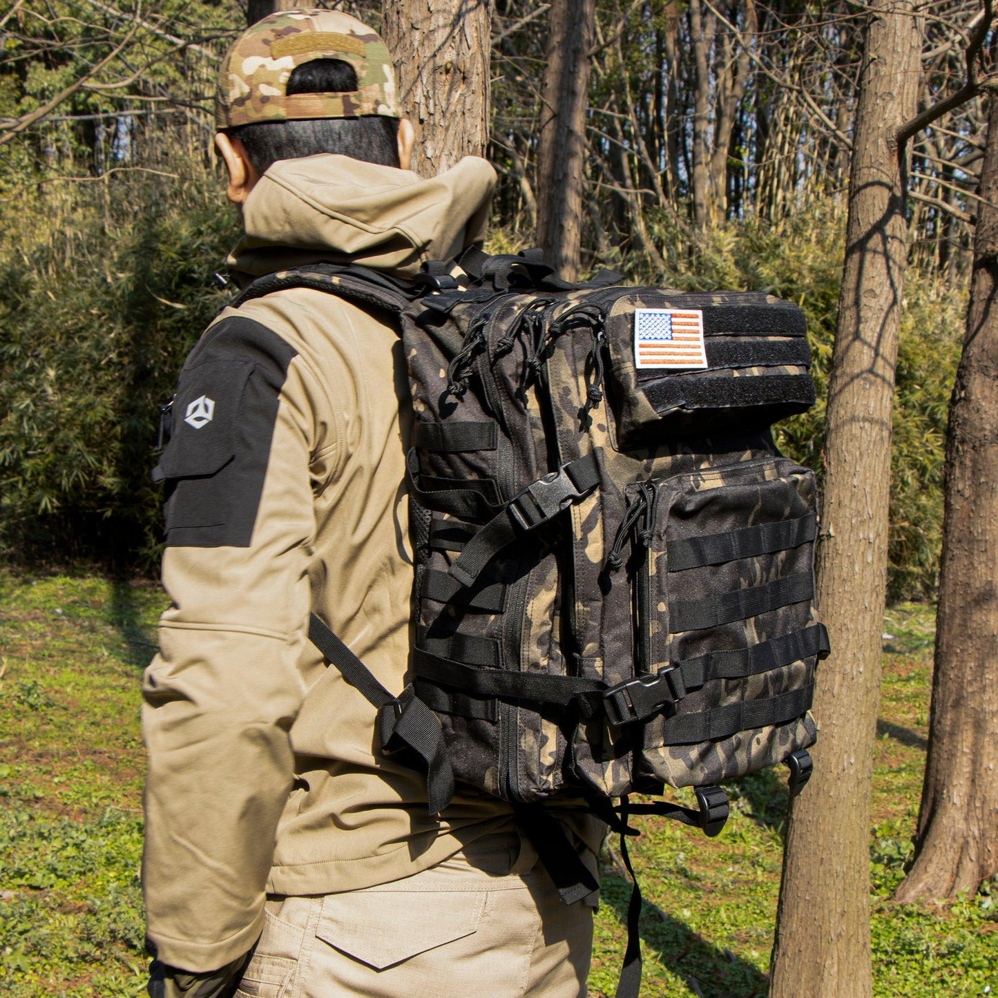 Lighteme Elite Taktischer Angriffsrucksack für den Außenbereich
