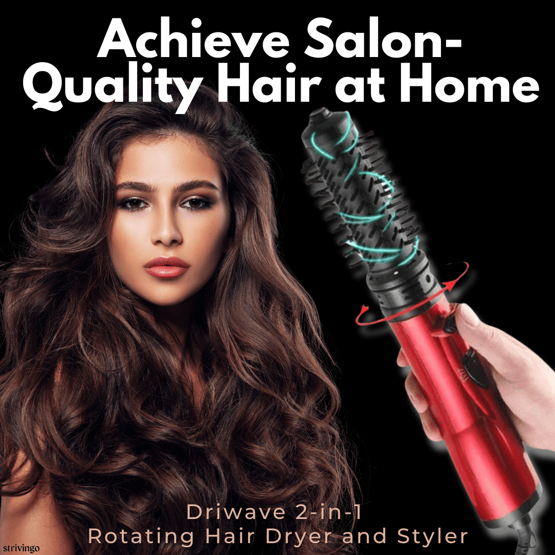 Lighteme 2-in-1 rotierender Haartrockner und Styler