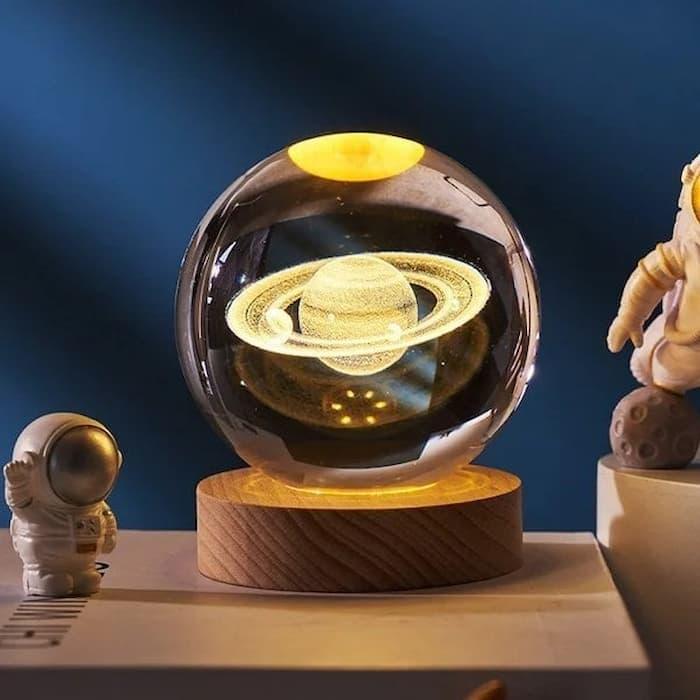 Globe de cristal lumineux 3D Lighteme - une veilleuse pas comme les autres !
